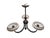 Art Deco Glass Chandelier, Poland, 1930s For Sale - Image 9 of 18