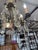 Louis XV 9-Light Cage Chandelier with Crystal Drops For Sale - Image 3 of 9