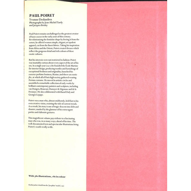Traditional "Poiret: Paul Poiret 1879-1944" 1987 Deslandres, Yvonne For Sale - Image 3 of 12