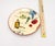 2010s Set of 8 Williams-Sonoma French Market 9" Salad Plates— Made in Portugal — Mediterranean Vegetable Motif For Sale - Image 5 of 5