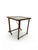 Brown Antique Victorian Metamorphic Mahogany Fire Screen Table with Hand Painted Floral, 1890s For Sale - Image 8 of 11