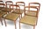 Vintage Danish Teak and Leather Dining Chairs from Ole Wanscher, 1960, Set of 8 For Sale - Image 4 of 11