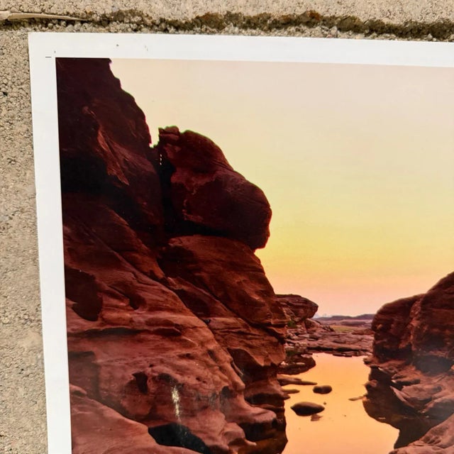 For your consideration, a beautiful original color photograph of the Grand Canyon sunset. Unframed, beautiful colors. No...