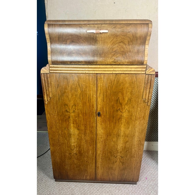 Vintage Art Deco Metaphoric Cocktail Drinks Cabinet, 1930s For Sale - Image 16 of 18
