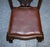 James Phillips Chippendale Claw & Ball Side Dining Desk Leather Chairs, 1890s For Sale - Image 5 of 18
