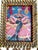 Vintage handmade sailor’s valentine style shell-art wall hanging featuring an image of Bette Midler as her iconic mermaid...