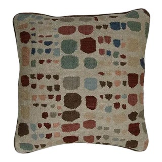 Aubusson Handwoven Throw Pillow For Sale