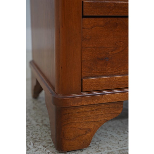 Grange Cherry French 5 Drawer Bedside Chest Nightstand For Sale - Image 9 of 17