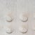 Jamie Young Studded Side Table, White Washed Wood For Sale - Image 4 of 7