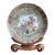Late 20th Century Chinese Famille Rose Porcelain Decorative Plate With Figural Scene For Sale