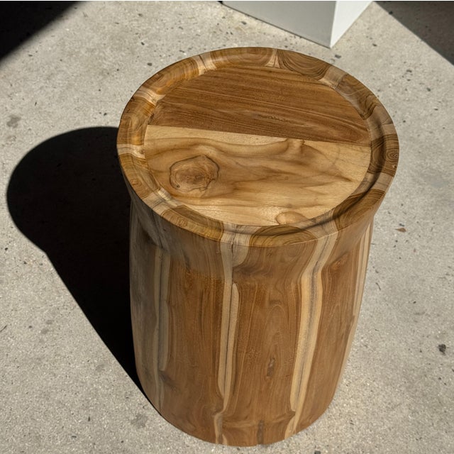 Side Table in Suar Wood For Sale - Image 15 of 18