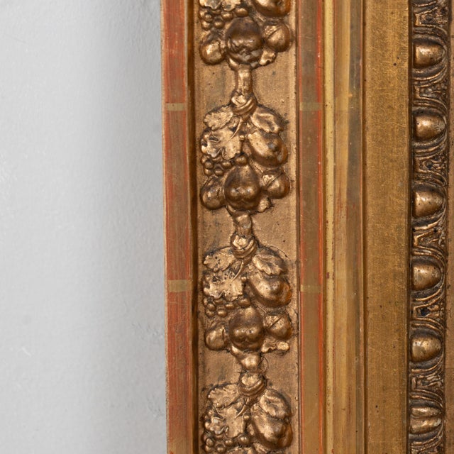19th Century Swedish Tall Gold Gilt Trumeau Mirror For Sale - Image 12 of 18