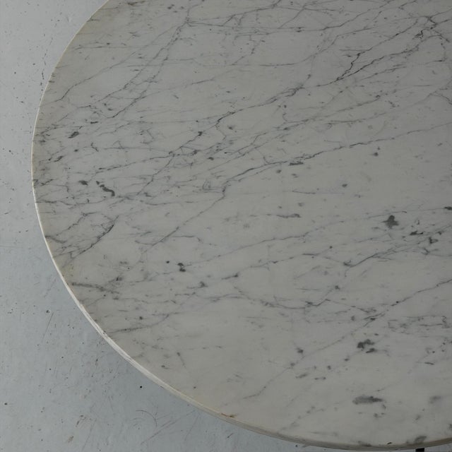 1960s Italian Carrara Marble Coffee Table For Sale In Chicago - Image 6 of 9