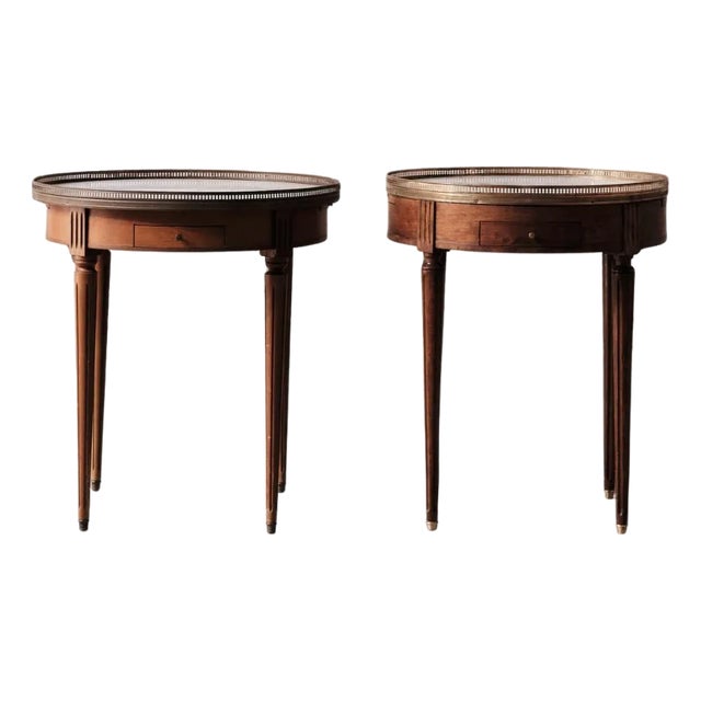 20th Century Louis XVI Bouillotte Table (Set of 2) For Sale