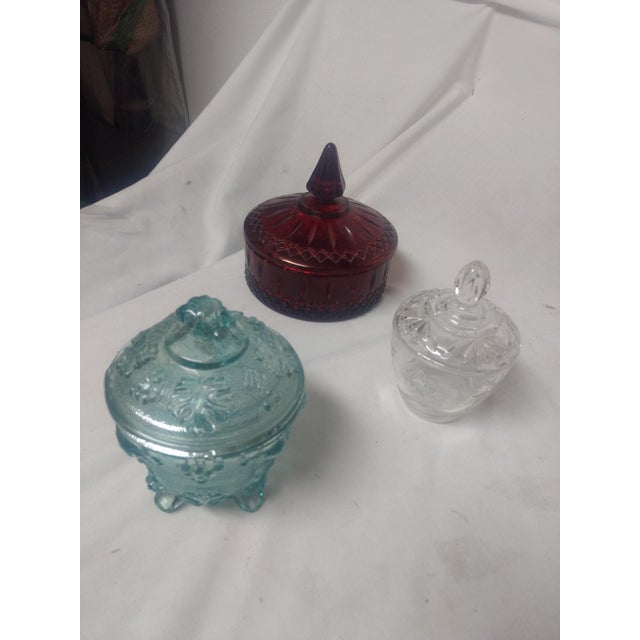 Vintage Mixed Glass Candy Holders 6 Piece Chairish