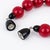 Angela Caputi Red and Gold Resin Choker Necklace For Sale - Image 9 of 9