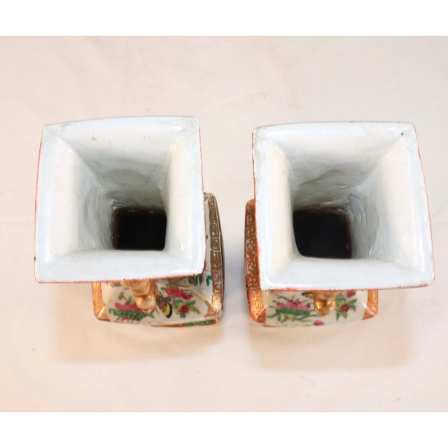 Mid 19th Century Chinese Famille Rose Vases - a Pair For Sale - Image 11 of 13