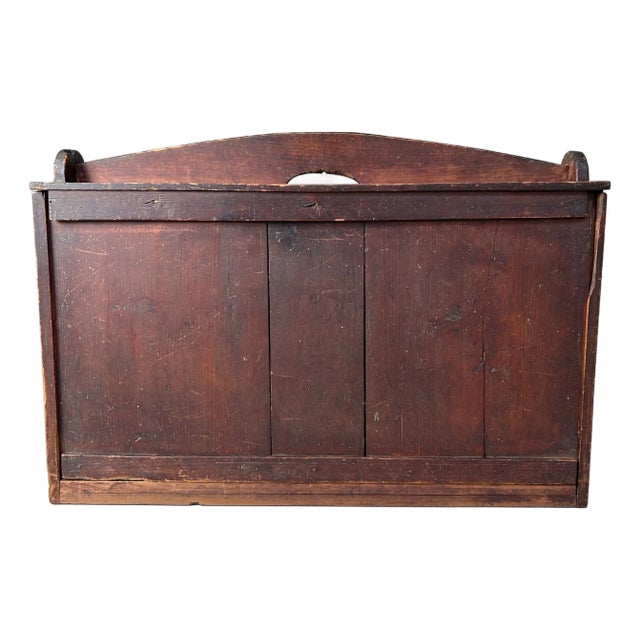 Antique Japanese Wooden Storage Box, 1900s For Sale
