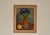 Olax, Blue Flower and Citrus, 1950s, Oil on Panel, Framed For Sale - Image 15 of 15