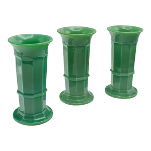 1930's Trio of Vintage Flower Vases