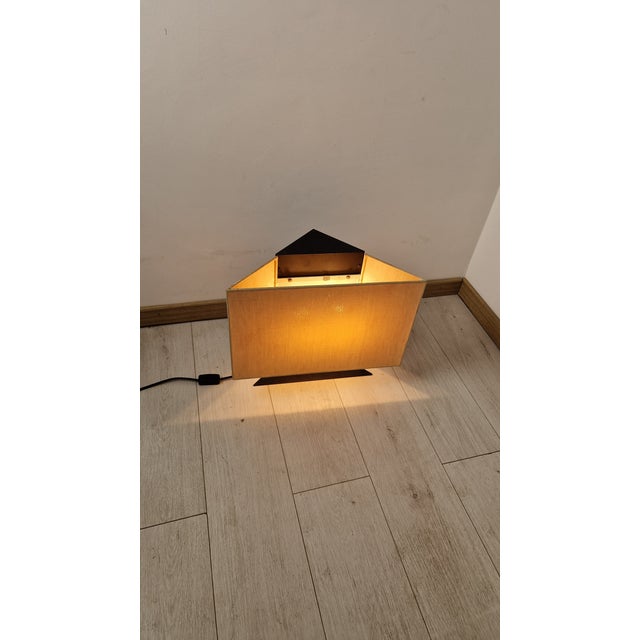 Vintage Accademia Table Lamp in Metal and Canvas by Cini Boeri for Artemide, 1970s For Sale - Image 10 of 18