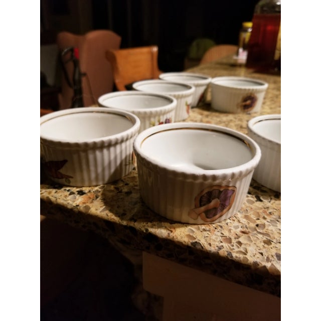 Eight French Individual Souffle Dishes Chairish