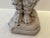 Traditional Antique Cast Stone Cement White Poodle Sculpture For Sale - Image 3 of 9