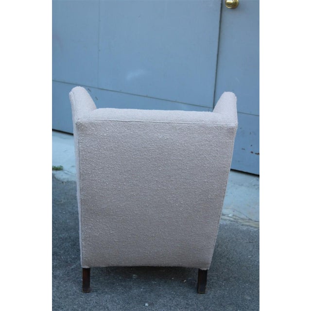 Italian High-Back Armchair, Italy, 1950s For Sale - Image 6 of 16