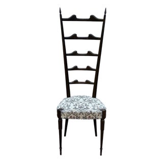 Mid-Century Modern Ponti High Back Chair, 1950s, 1950s For Sale