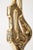 Vintage Brass Abstract Figural Sculpture on Black Granite Base, 1970's For Sale - Image 4 of 9