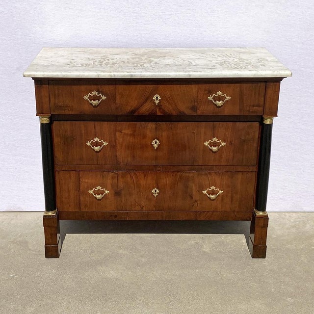 Wooden Chest of 3 Drawers For Sale - Image 13 of 17