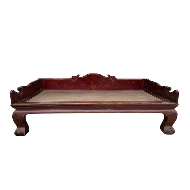 Large Antique Chinese Daybed For Sale - Image 9 of 9