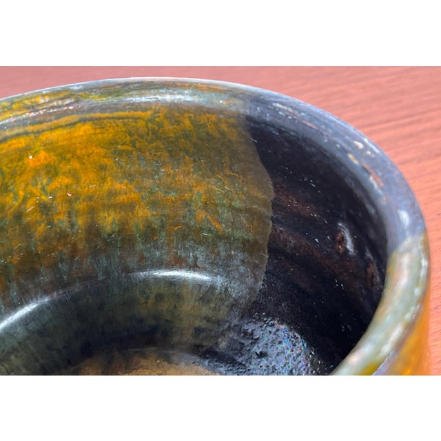 Brown Mid-Century Danish Studio Pottery Bowl by Karen Boel, 1960s For Sale - Image 8 of 15