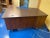 Alma vintage mid century modern wooden L shape desk. Top is Formica and walnut wood veneer with return, currently...