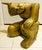 Vintage Gilded Carved Wood Asian Figural Side Table With Glass Top Circa 1980s For Sale - Image 12 of 15