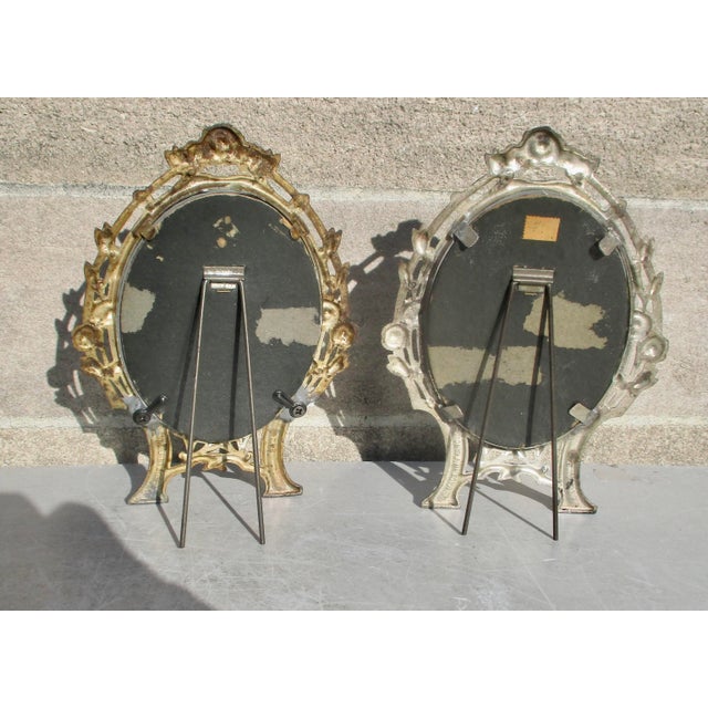 Matching Art Nouveau French Photo Frames - A Pair of 2 For Sale In New York - Image 6 of 8