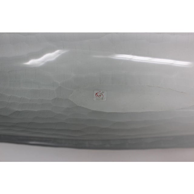 Contemporary Contemporary Murano Glass Canoe Centerpiece For Sale - Image 3 of 6