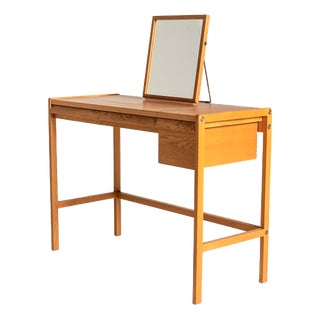 Vintage Oak Dressing Table, 1960s For Sale