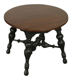 Antique Victorian 36 inch Round Oak Center Table