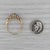 Blue 0.90ctw Tiered Blue Sapphire Diamond Rooftop Ring 14k Yellow Gold Size 8.25 For Sale - Image 8 of 8