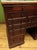 Victorian Mahogany Dentists Kneehole Work Desk with Opaque Glass Top For Sale - Image 9 of 18