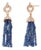 14k Yellow Gold Natural Ceylon Sapphire & Diamond Pavé Tassel Earrings 32 Ct, Pair For Sale