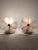 Glass Table Lamps, Italy, 1960s, Set of 2, in Very Good conditions. Designed 1960 to 1969 European Plug (up to 250V).The...