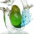 Glass Salviati Murano Vintage Sommerso Green Yellow Birds Blue Tail Uranium Italian Art Glass Sculpture For Sale - Image 7 of 11