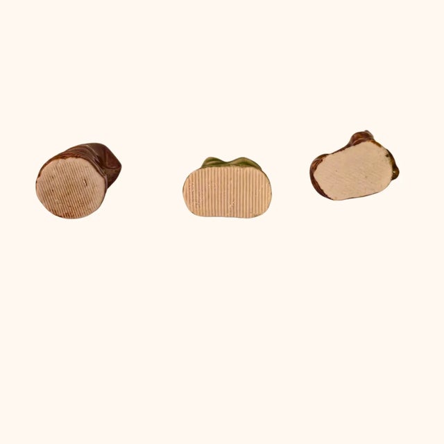 Brown Vintage Wade Whimsies Set of 3 Ceramic Figurines For Sale - Image 8 of 15