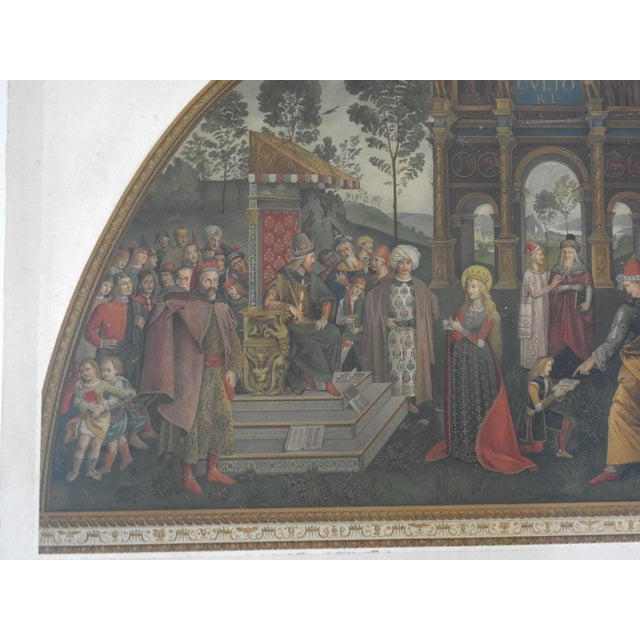 Late 19th Century Arundel Society Chromolithograph of St. Catherine of Alexandria For Sale - Image 9 of 9