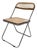 Vintage Cane Wicker Plia Folding Chair by Giancarlo Piretti for Anonima Castelli, 1960s For Sale