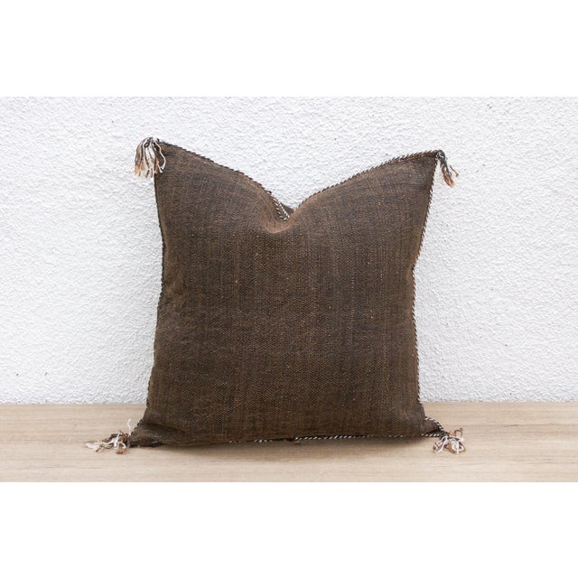 Textile Mystic Medina Silk Rug Pillow For Sale - Image 7 of 8