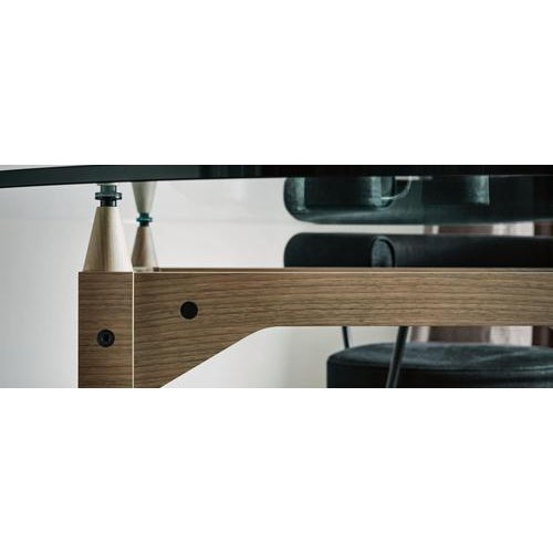 Cassina TL3 Table in Wood and Glass by Franco Albini for Cassina For Sale - Image 4 of 7