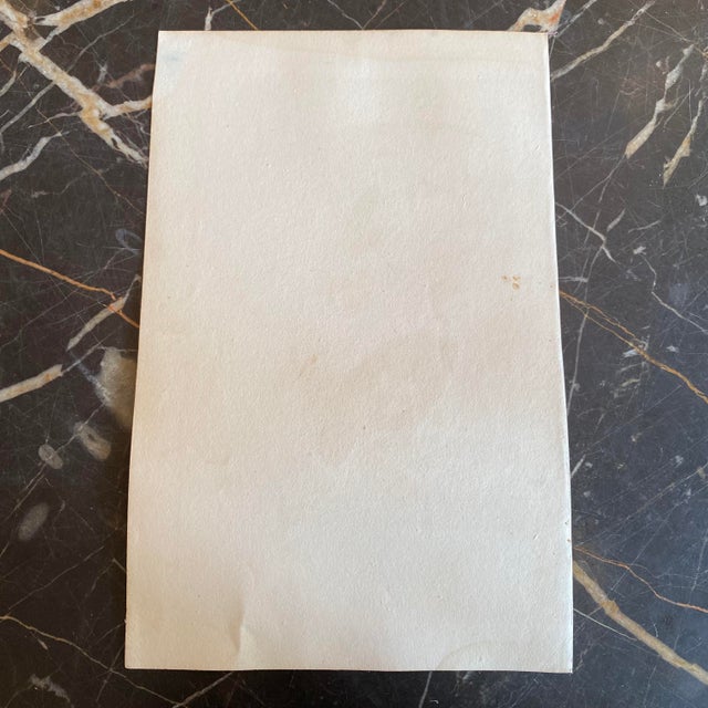 French Antique 18th Century Bird Engraving Hand Colored Signed Artwork For Sale - Image 4 of 4